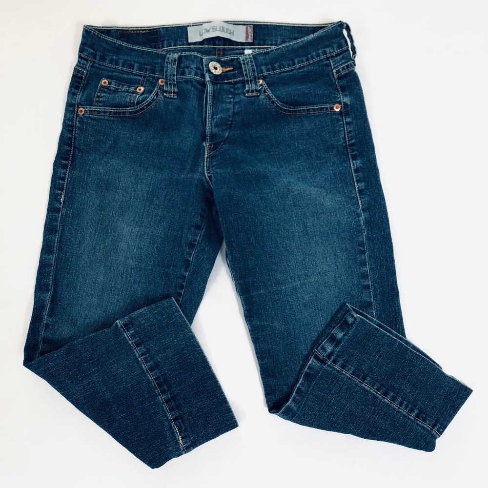 Levi’s Low Slouchy Capri Jeans EUC